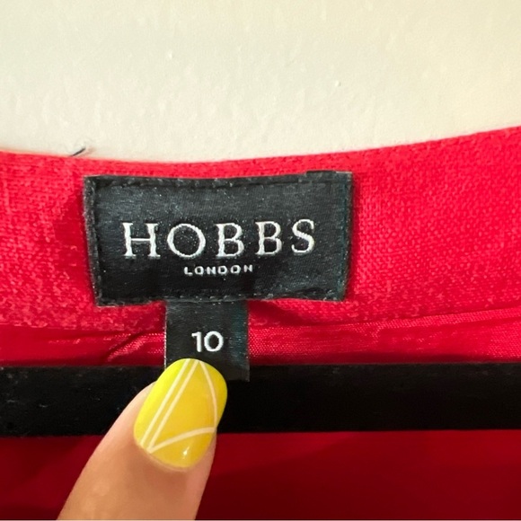 Hobbs London 100% Flax Lightweight Dress - Picture 2 of 2